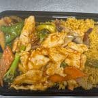 Best C8. Chicken with Garlic Sauce (Combo Platter)鱼香鸡 in Southport, NC